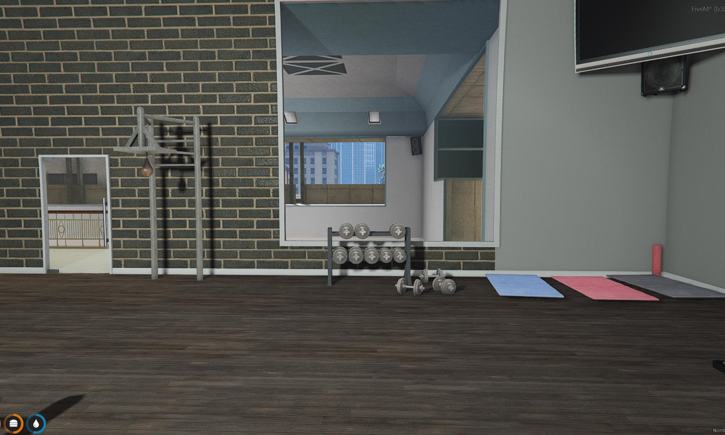 FiveM Gym MLO | Fivem Mlo | Modern RP Fitness Center Map | Optimized Roleplay Gym with Cardio & Weight Zones | Drag and Drop Ready