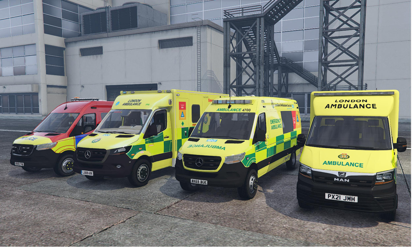 Mega British Car Pack | 400+ UK Ems Cars | UK Fire Cars | British Police Cars | UK Ambulance Cars | Uk Taxi Cars | High Quality, Fivem Ready