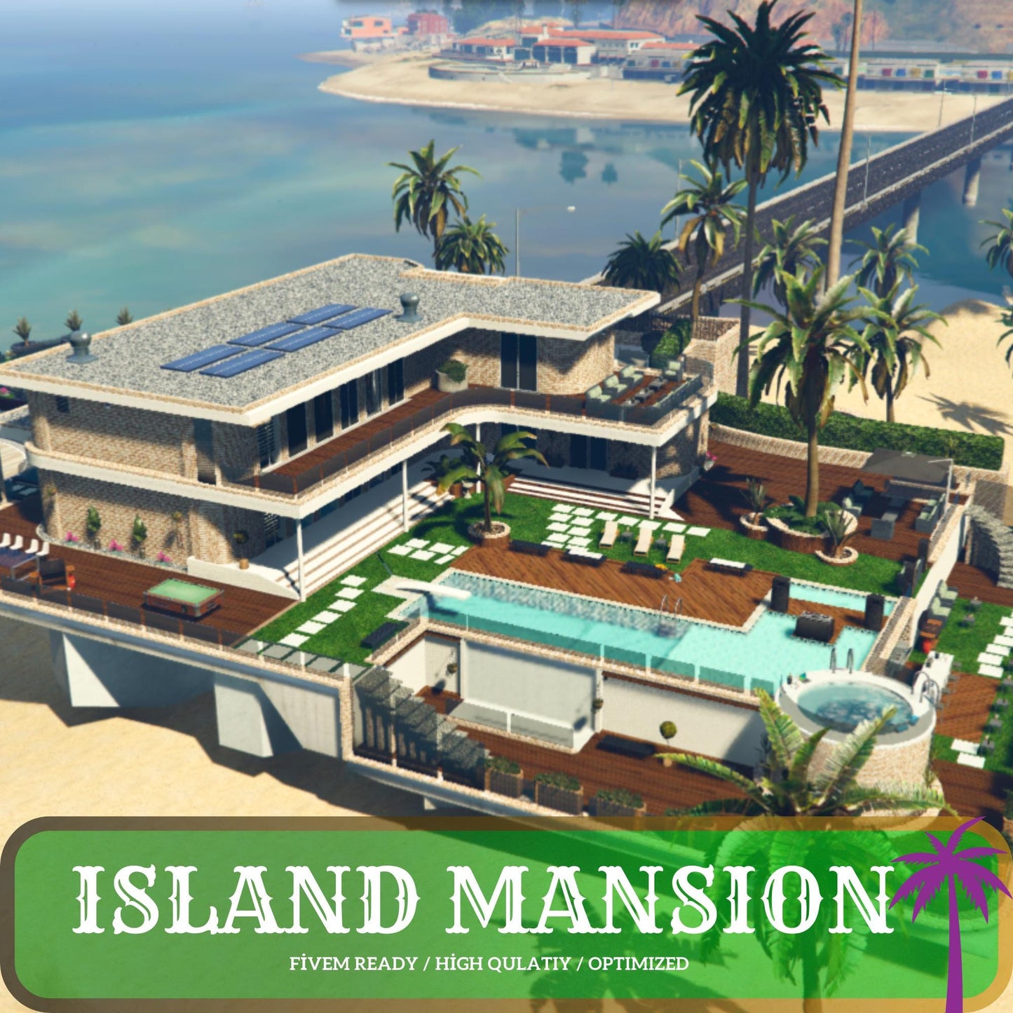 Fivem MLO | Island  Mansion mlo | High Quality | MLO | Optimized and Fivem Ready