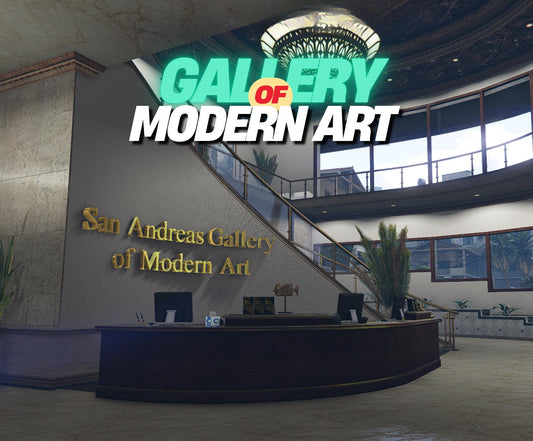 FiveM Modern Art Gallery | Fivem Mlo | Realistic Museum Interior for RP Servers | Optimized Two-Story Gallery Map | Roleplay Friendly Design