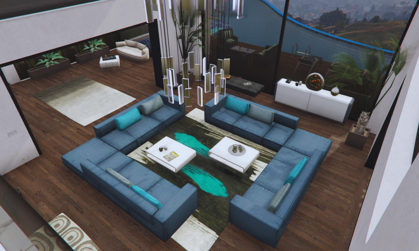 Hills House Villa  MLO | FiveM Luxury Mansion | FiveM House | FiveM Mansion | FiveM MLO | FiveM | FiveM MLO House | Mlo FiveM Luxury House