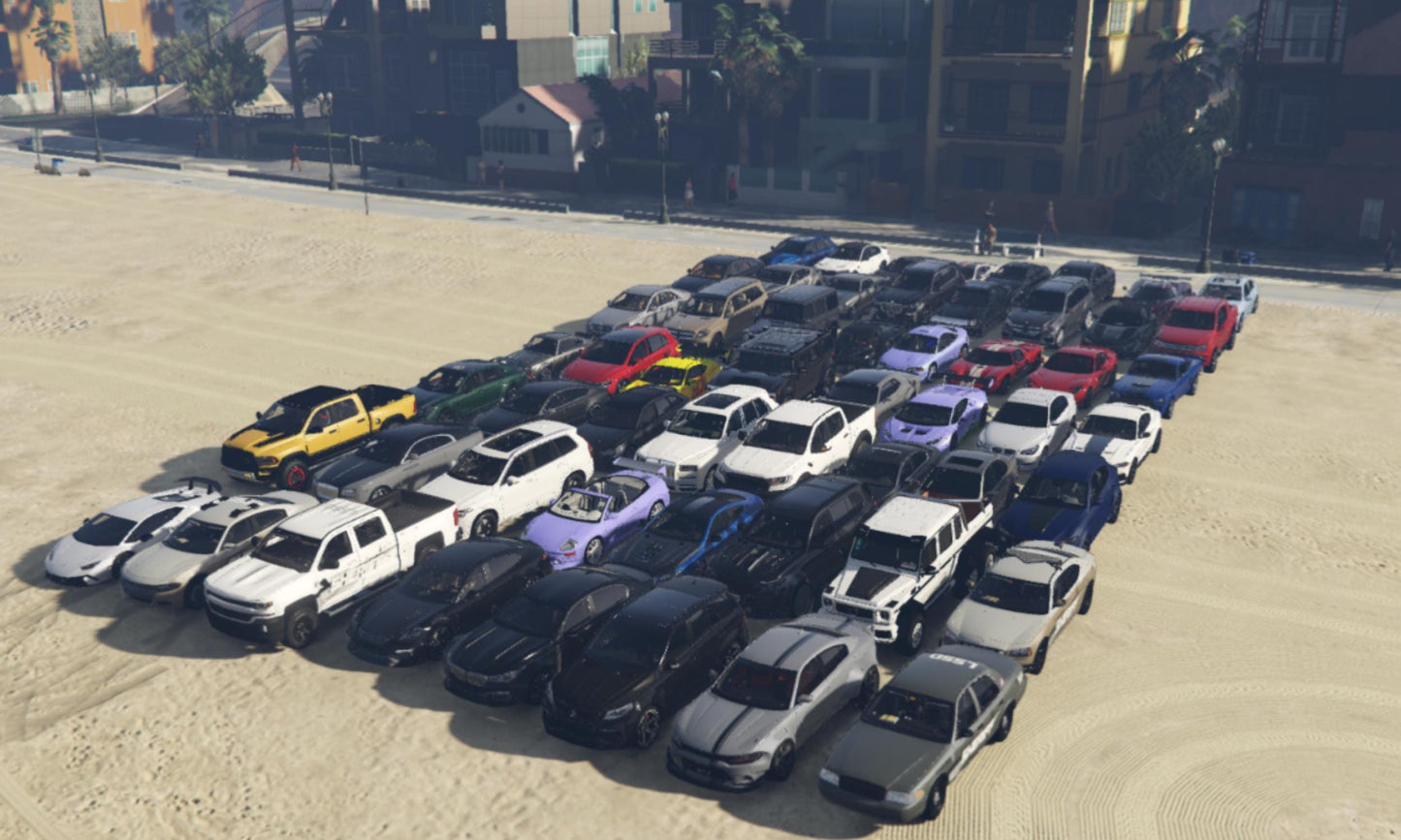 Debadged Car Pack | 500 car Pack | FiveM l Debadged Car | Unbranded | High Qualİty