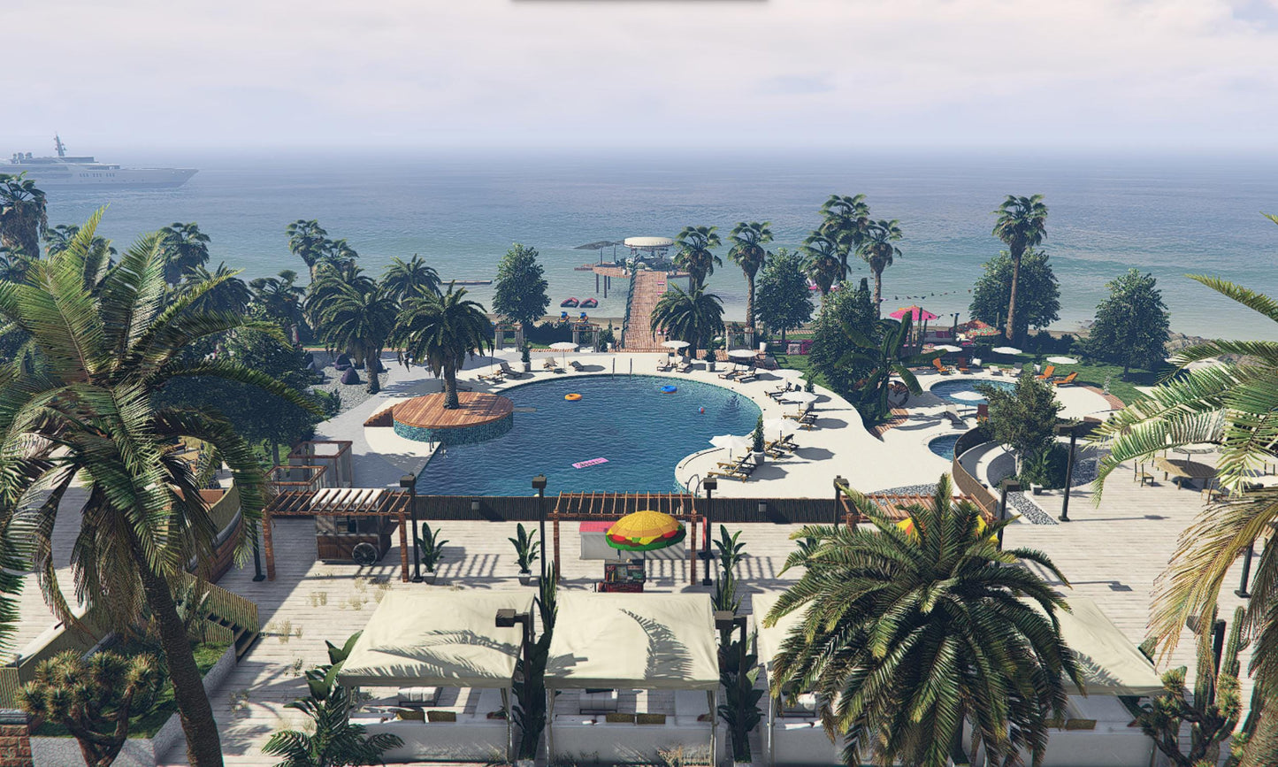 Paradise Beach Club | Fivem Mlo | Fivem Beach Club | Fivem Business Mlo | Fivem Roleplay | Fivem Ready & Optimized | Hiqh Quality