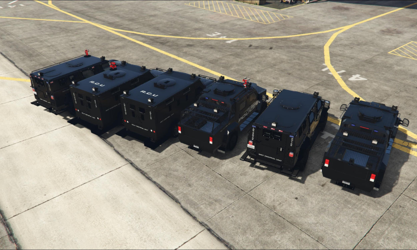 Fivem Car Pack |  SWAT  Car Pack Fivem | FiveM l Vehicle pack Fivem | Police Car Pack Fivem | High Qualİty