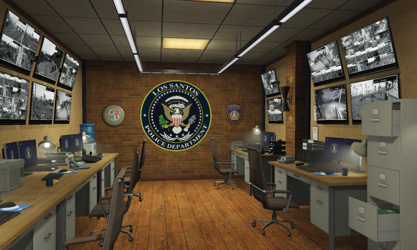 FiveM MLO | Department MLO Pack | Devis Sheriff Department | Pillbox Hill Department | Vespucci  Department | Los Santos  Department | FiveM