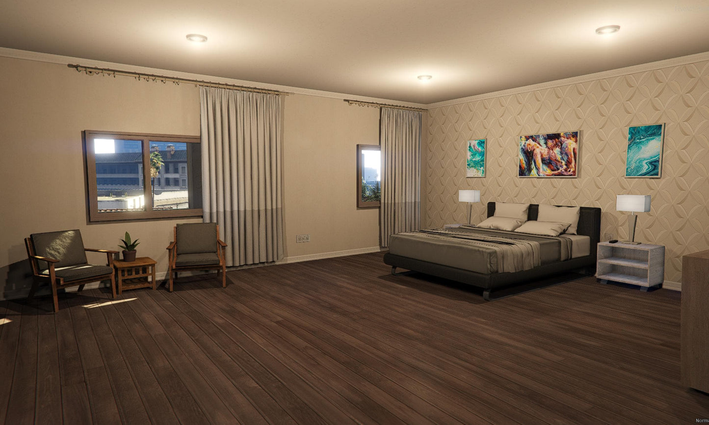 FiveM Hotel MLO | 10-Room Motel Interior for RP Servers | Realistic San Andreas Style Hotel Map | Roleplay Friendly Design | Fivem Ready