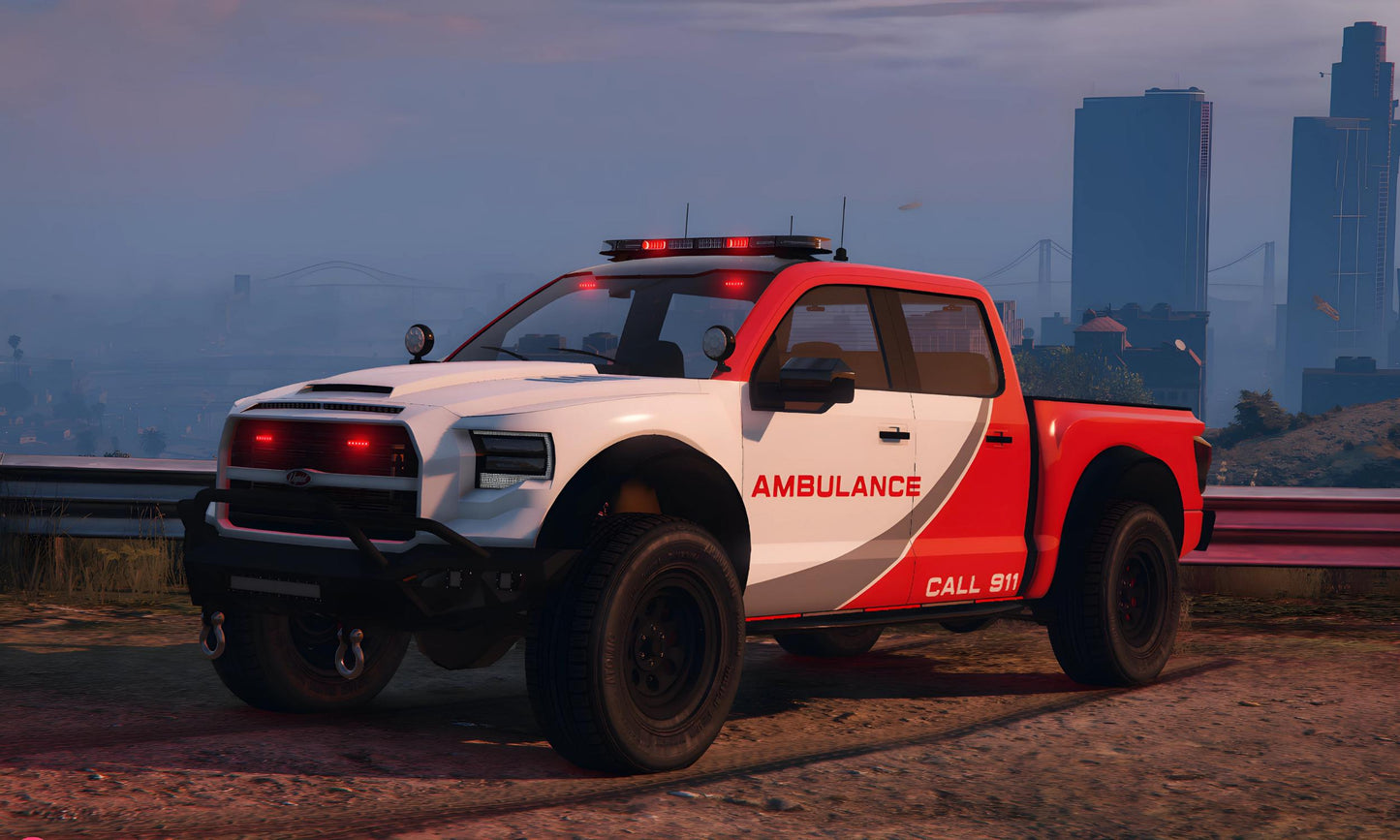Fivem Lore-Friendly Emergency Vehicles Pack | 10+ Premium Ems Cars  | Fivem EMS Car Pack  | Fivem Ambulance Vehicles  | Fivem Ready Vehicles