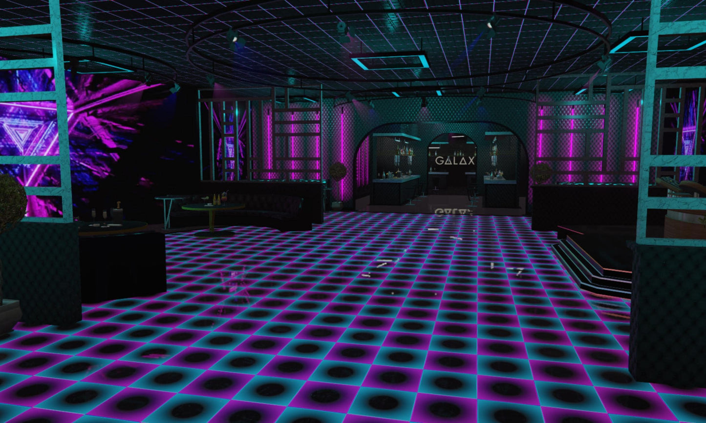 Galaxy Night Club MLO | FiveM Nightclub Interior | Neon RP Club Map with Bar, Dance Floor  DJ Booth | Drag & Drop | Fivem Mlo | Business Mlo