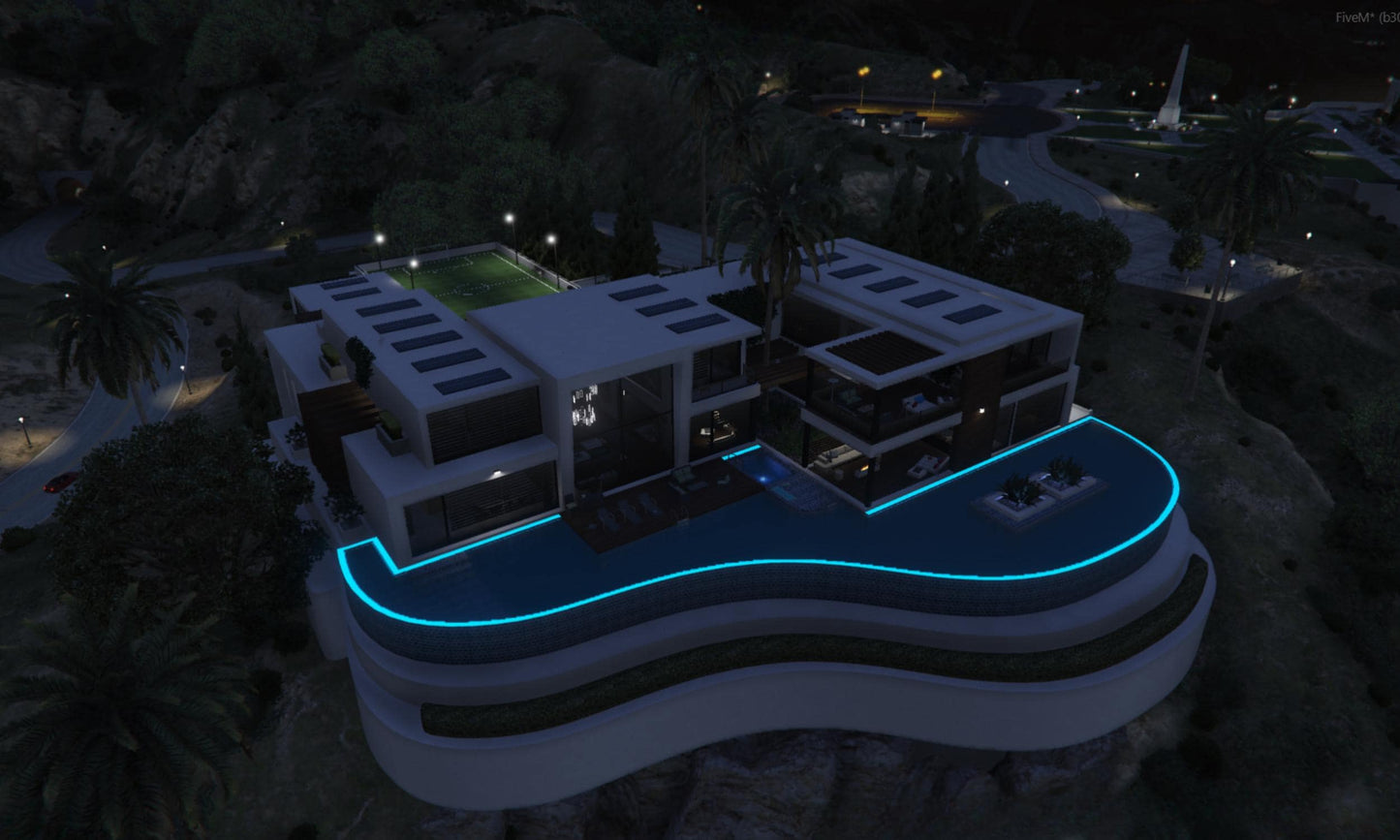 Hills House Villa  MLO | FiveM Luxury Mansion | FiveM House | FiveM Mansion | FiveM MLO | FiveM | FiveM MLO House | Mlo FiveM Luxury House