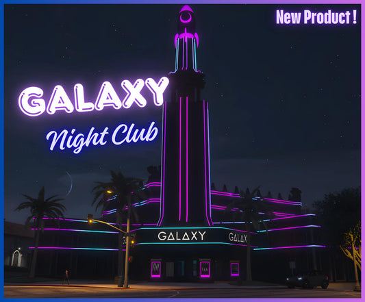 Galaxy Night Club MLO | FiveM Nightclub Interior | Neon RP Club Map with Bar, Dance Floor  DJ Booth | Drag & Drop | Fivem Mlo | Business Mlo