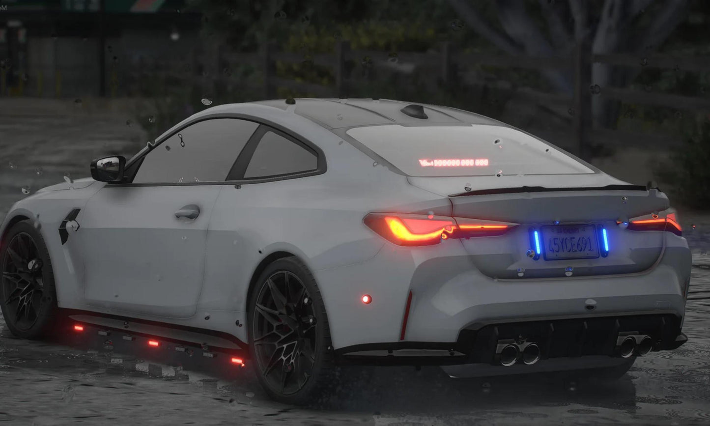 Fivem 2022 BMW M4 Sport Debadged Police Cars  | Fivem Car  |  Fivem Police Cars  | Fivem Ready  |  Optimized & High Quality