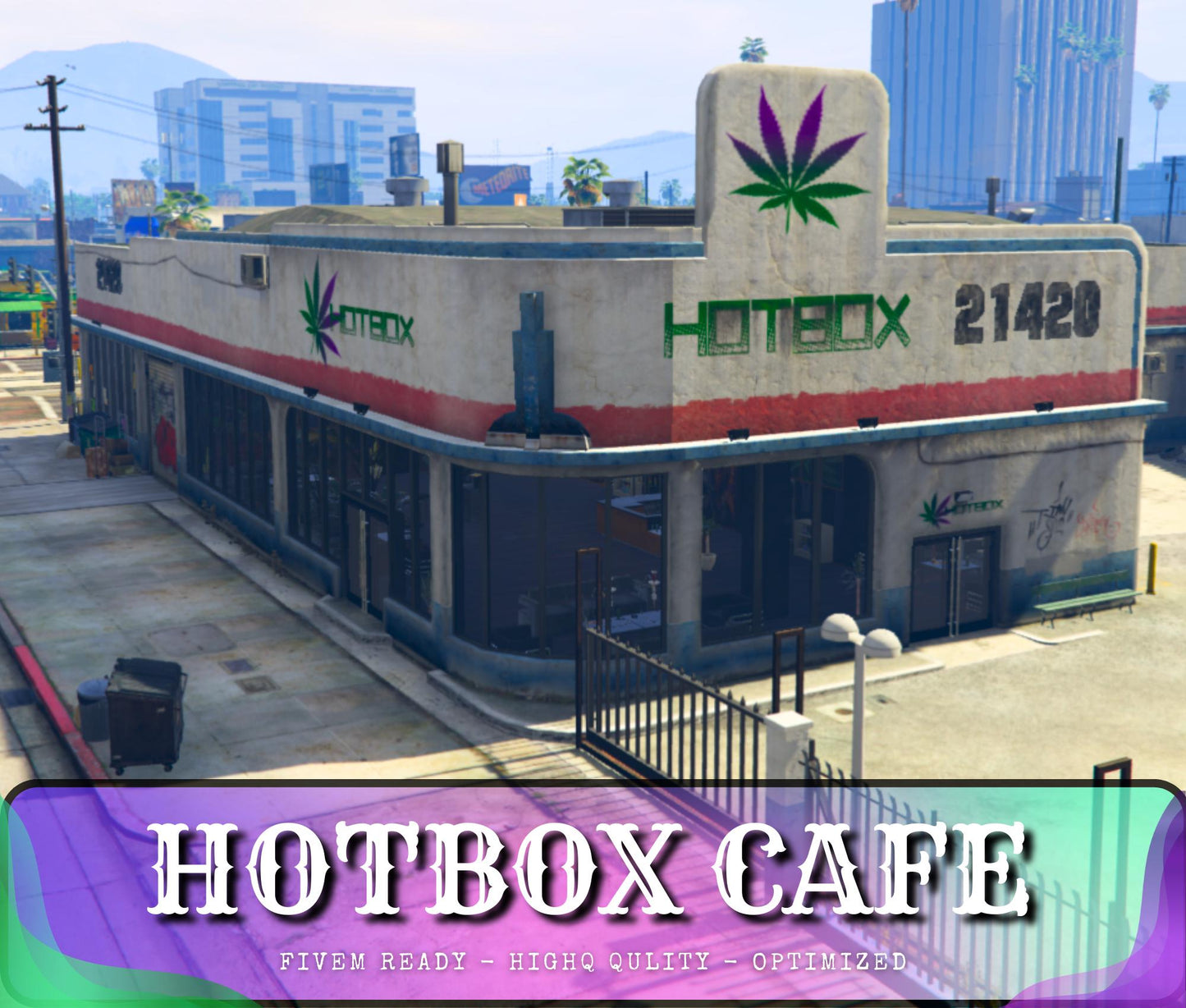 Hotbox Cafe MLO l FiveM MLO l Fivem l Fivem Mlo Business l Fivem Restaurant Mlo | Cafe Mlo | High Quality