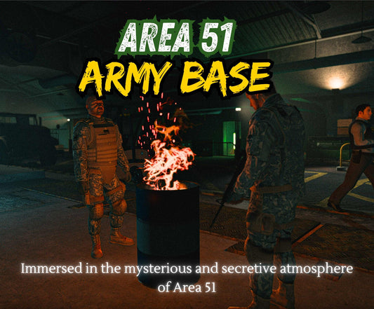 FiveM Area 51 Army Base MLO |  Fivem MLO | Underground Secret Military Base | High Quality Roleplay Map | Alien Sci-Fi RP | Optimized