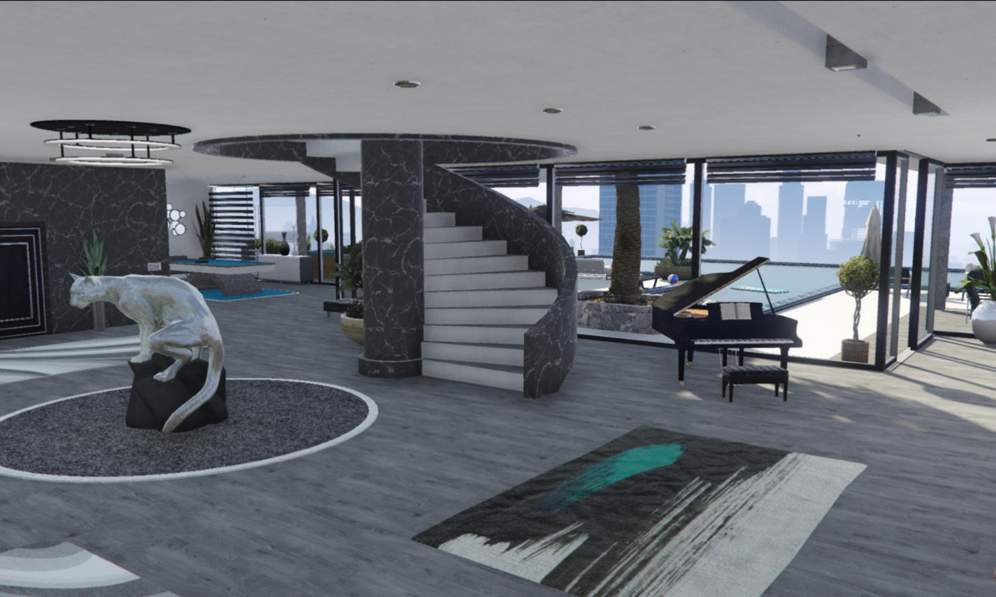 Fivem MLO | Hills Mansion mlo | High Quality | MLO | Optimized and Fivem Ready