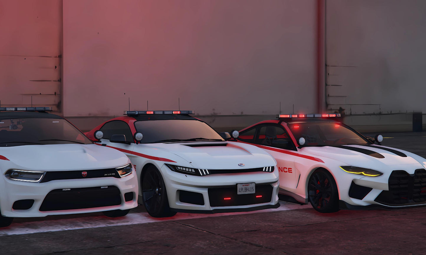 Fivem Lore-Friendly Emergency Vehicles Pack | 10+ Premium Ems Cars  | Fivem EMS Car Pack  | Fivem Ambulance Vehicles  | Fivem Ready Vehicles