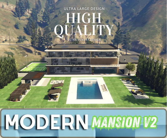 Fivem Mlo | Modern Mansion V2 | Spacious and Ultra Luxurious Design | Fivem Mansion Mlo | Fivem Modern Mansion | Mafia Mlo | Luxury Mlo