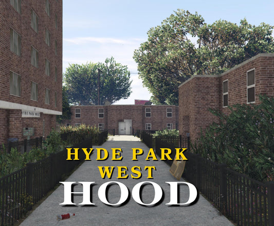 FiveM Hood Map | Gang Territory MLO | Custom FiveM Map | HydePark West Hood | Roleplay Neighborhood | Drag and Drop | Optimized Gang Area