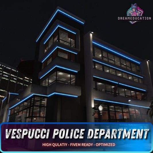 Fivem MLO | Vespucci Police Department mlo | High Quality | MLO | Police Department MLO Fivem |  Optimized and Fivem Ready