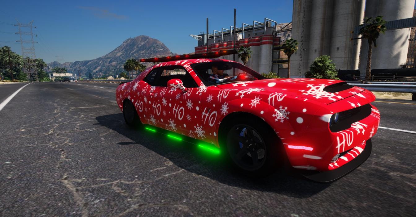Fivem Christmas Map + Car | Los Santos Christmas Map | Christmas Dodge Car | Fivem Christmas Map | Highg Quality Map + Car | Fivem Ready