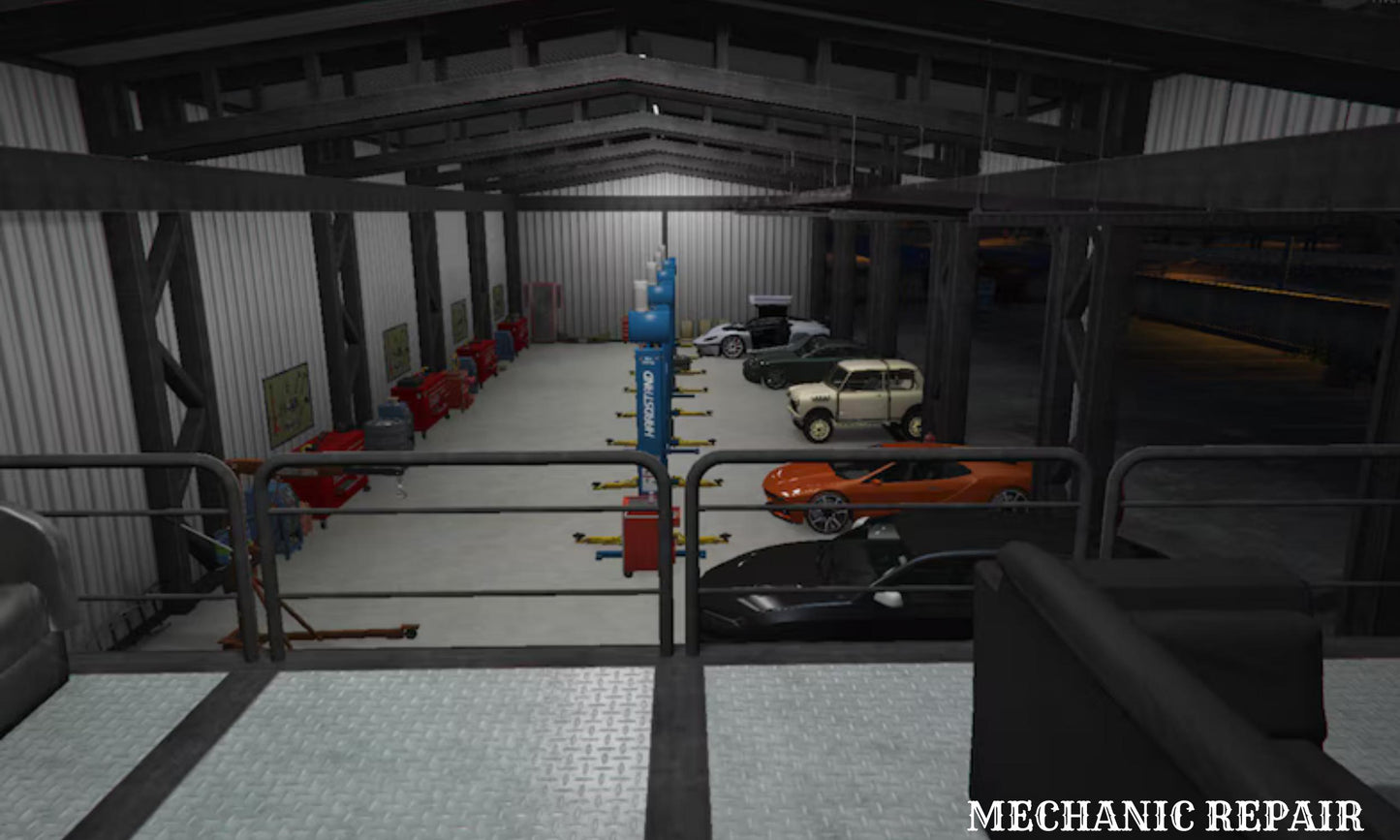 FiveM Mlo | Car zone Mechanic Mlo | Big benny Garage Mlo | Mechanic Repair Mlo | Airport Mechanic Mlo | Mlo | FiveM